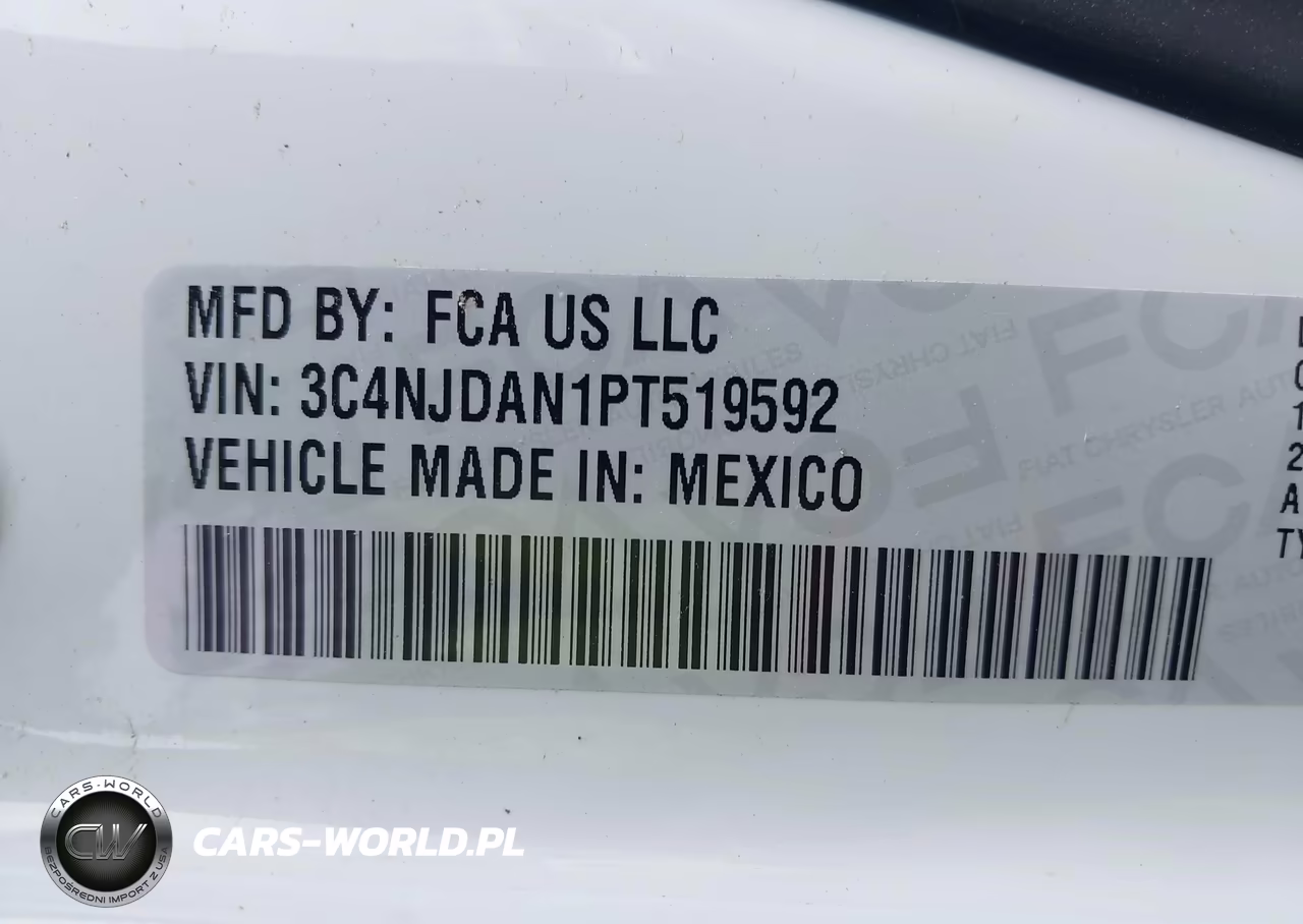2023 Jeep Compass Sport 4X4 VIN:3C4NJDAN1PT519592 - 9