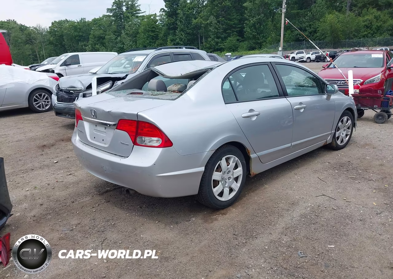 2011 Honda Civic Lx VIN:2HGFA1F57BH307794 - 4
