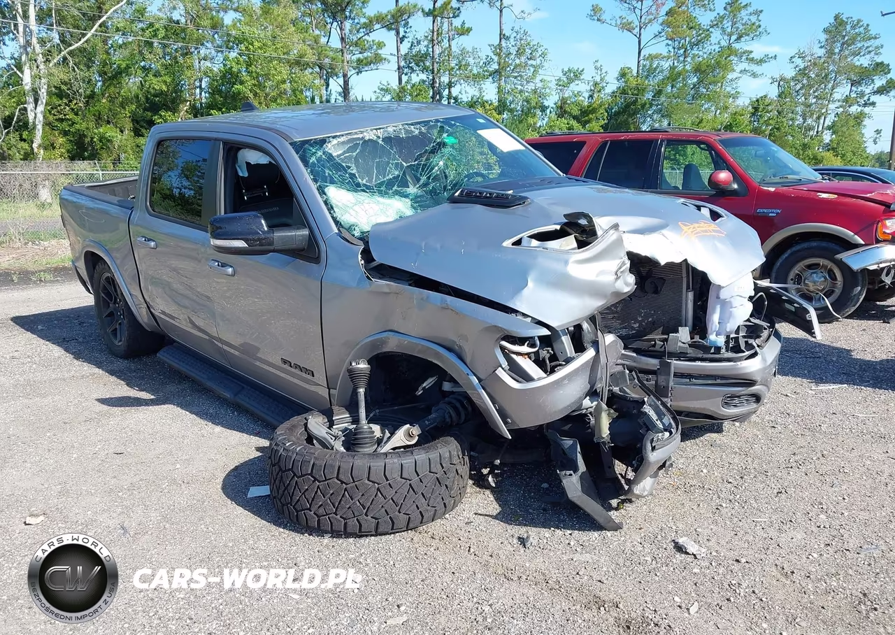 2021 Ram 1500 Laramie 4X4 5'7 Box VIN:1C6SRFJTXMN729200 - 1