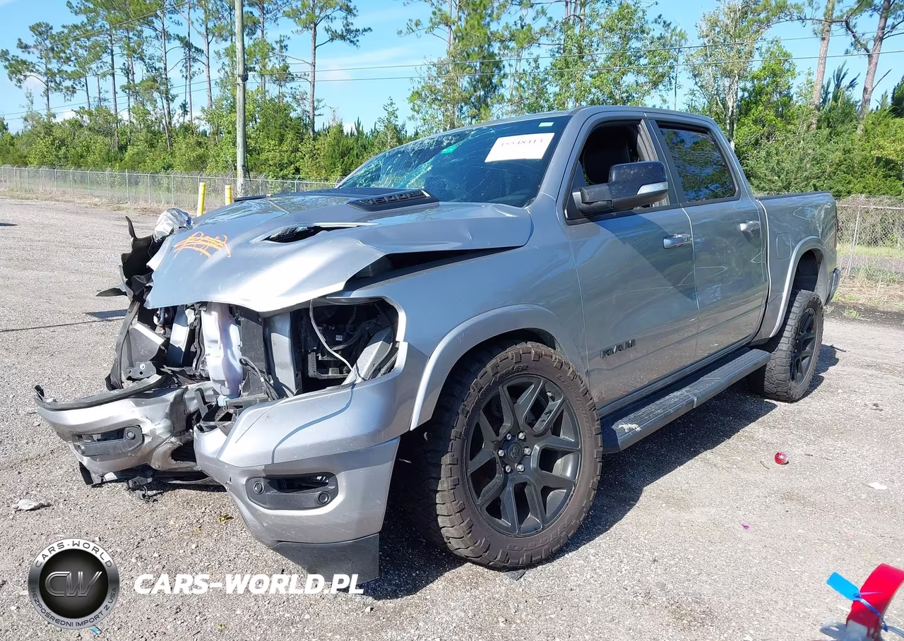 2021 Ram 1500 Laramie 4X4 5'7 Box VIN:1C6SRFJTXMN729200 - 2