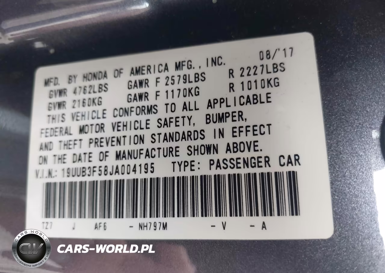 2018 Acura Tlx Tech Pkg VIN:19UUB3F58JA004195 - 9