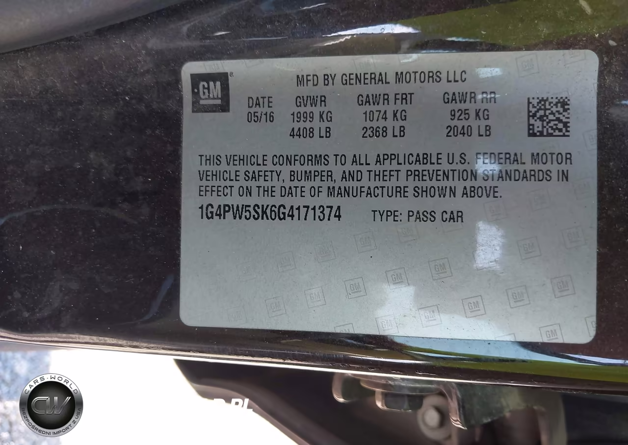 2016 Buick Verano Sport Touring Group VIN:1G4PW5SK6G4171374 - 9