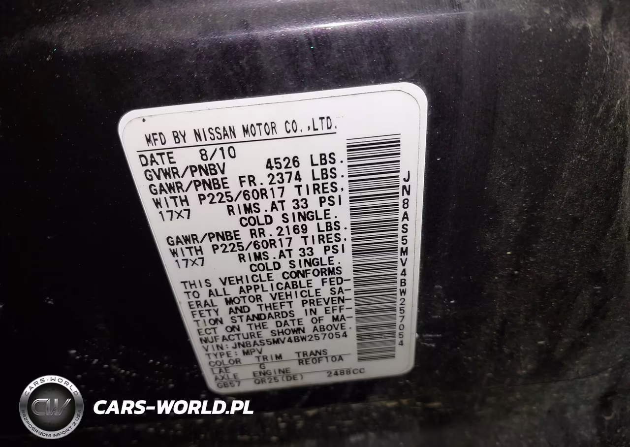 2011 Nissan Rogue Sv VIN:JN8AS5MV4BW257054 - 9