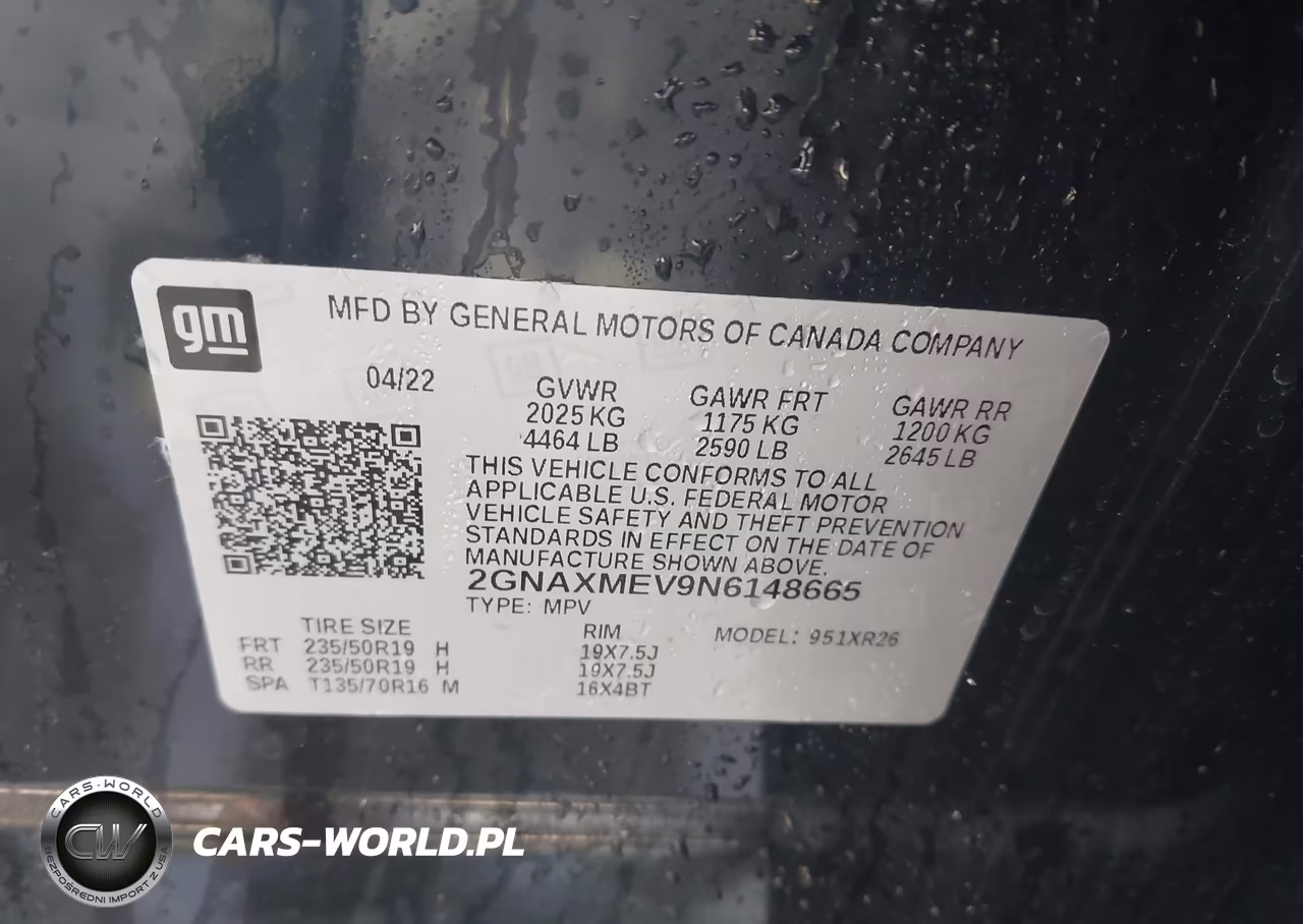 2022 Chevrolet Equinox Fwd Rs VIN:2GNAXMEV9N6148665 - 9