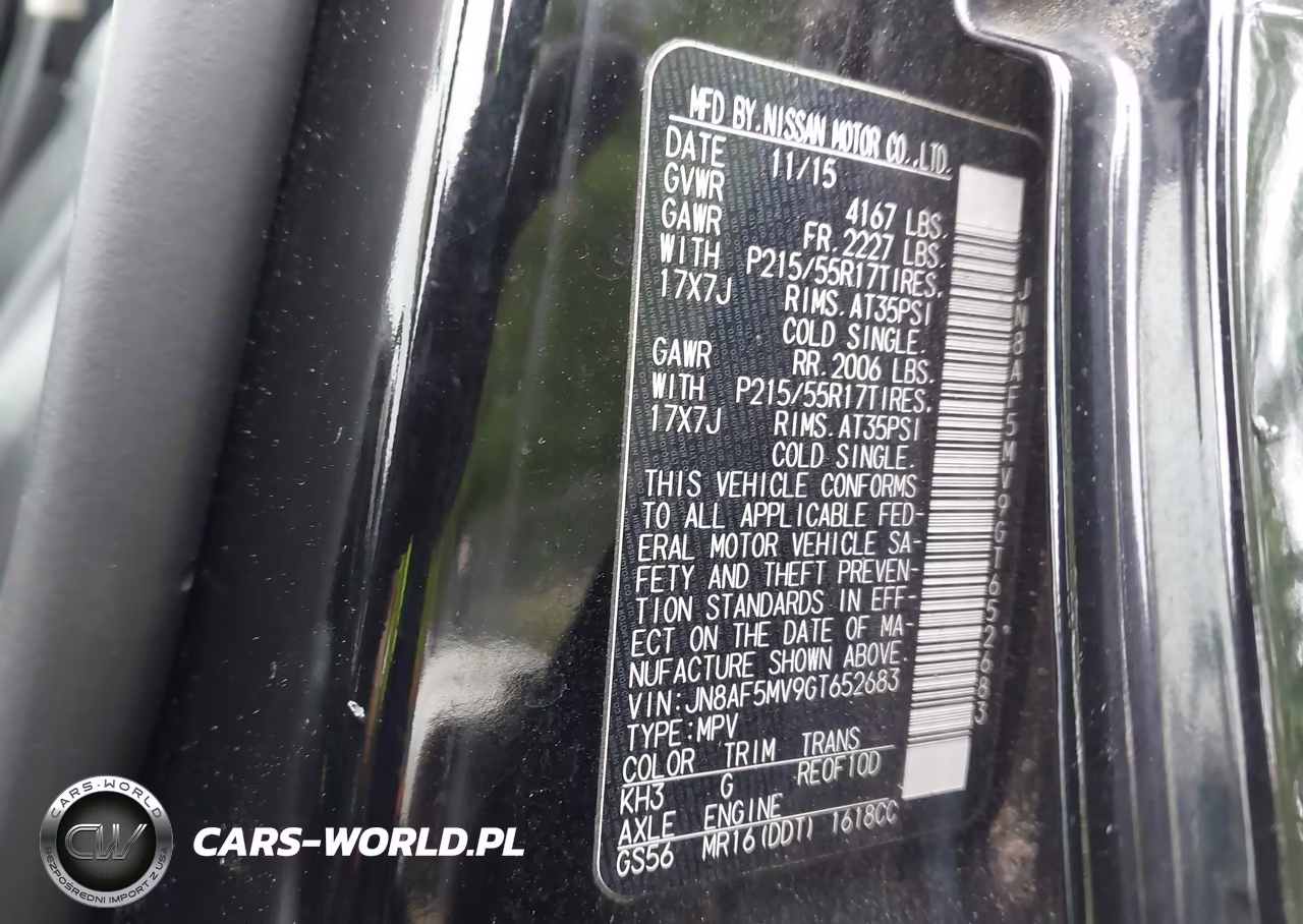 2016 Nissan Juke Sv VIN:JN8AF5MV9GT652683 - 9