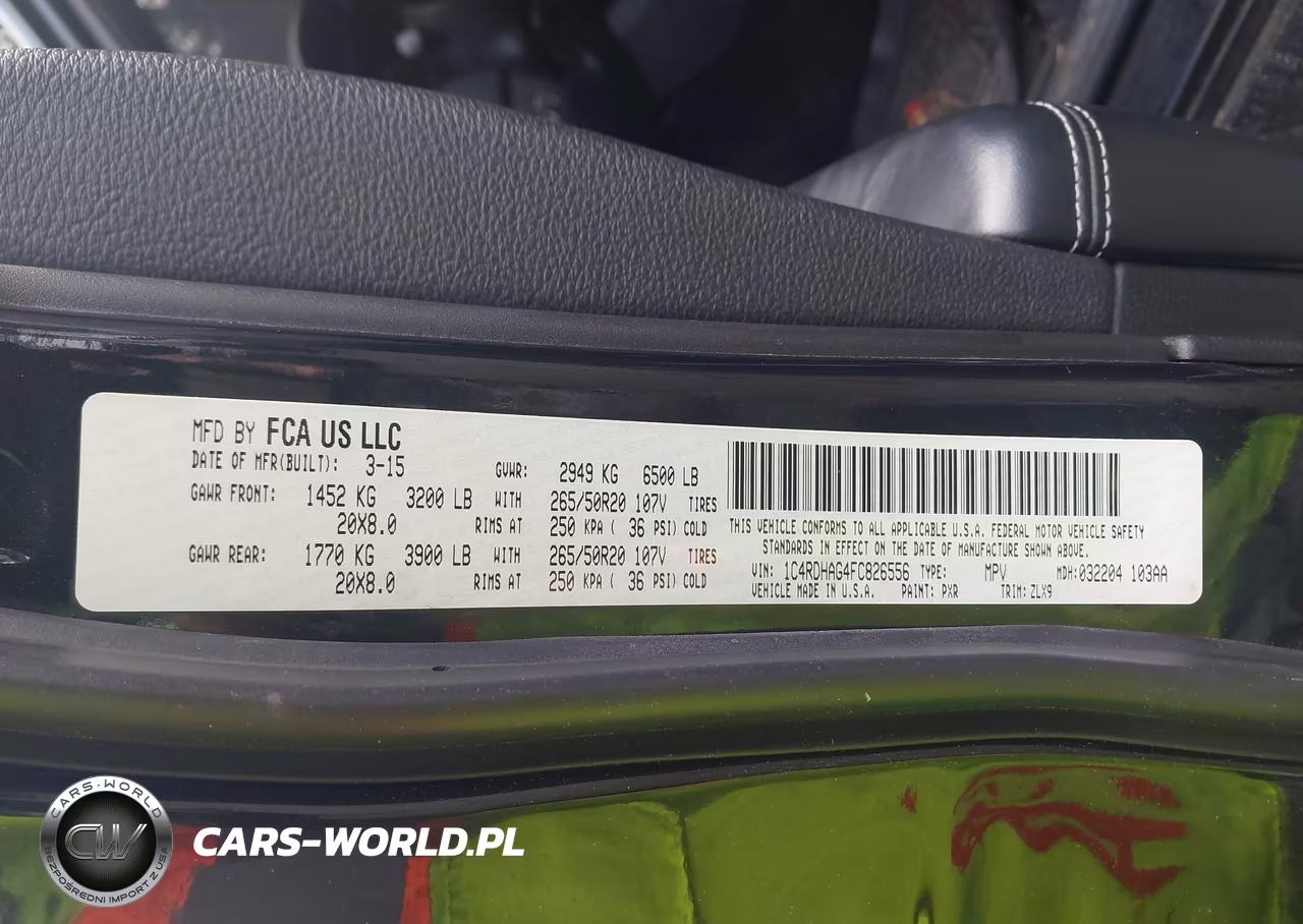2015 Dodge Durango Sxt VIN:1C4RDHAG4FC826556 - 9