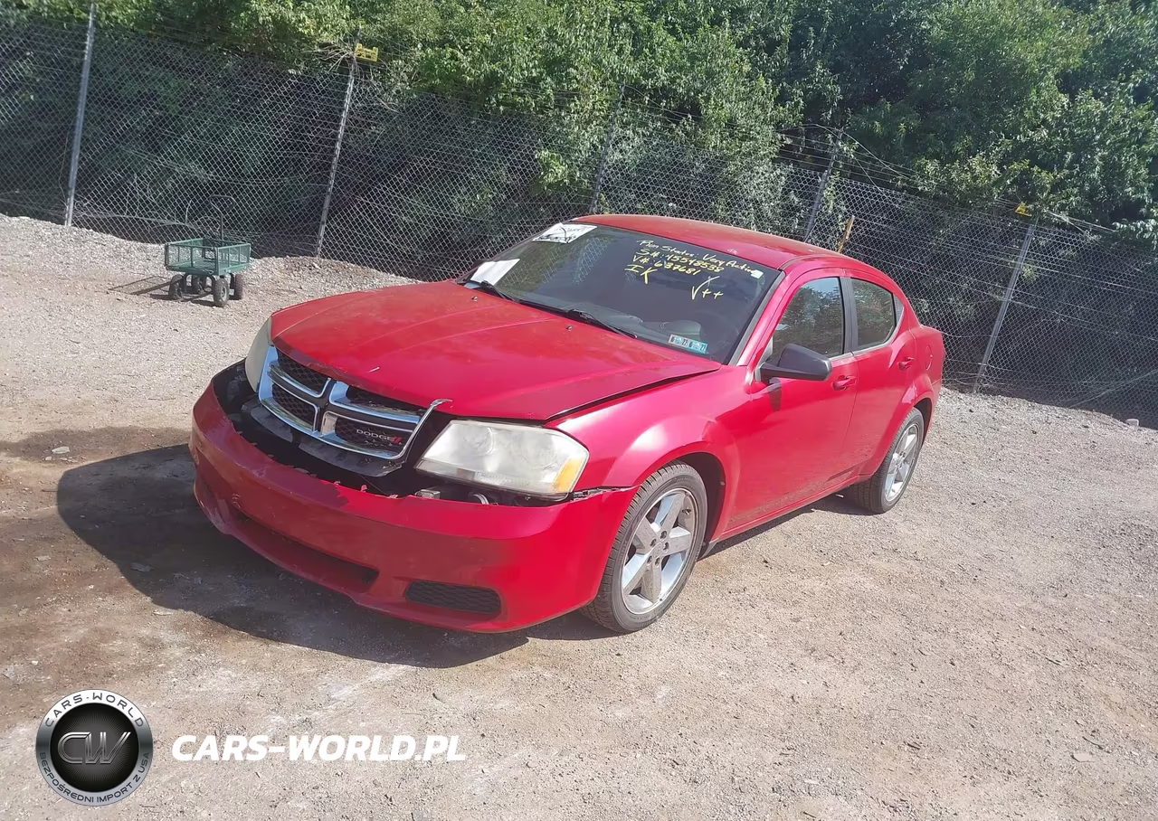 2013 Dodge Avenger Se VIN:1C3CDZAB7DN637681 - 2