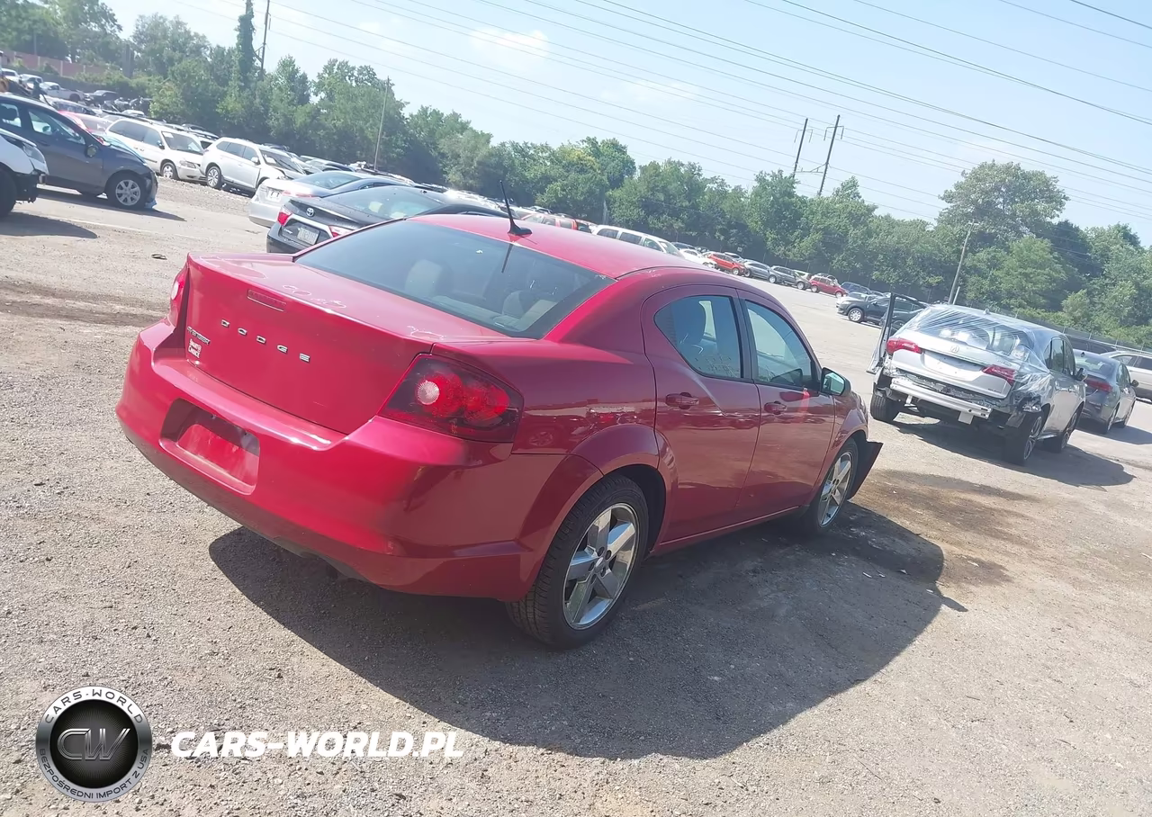 2013 Dodge Avenger Se VIN:1C3CDZAB7DN637681 - 4