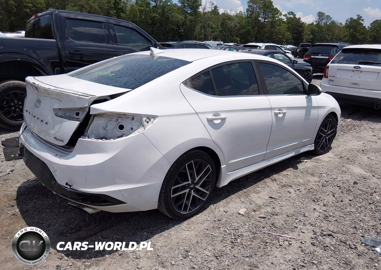 2020 Hyundai Elantra Sport VIN:KMHD04LB1LU979770 - 4