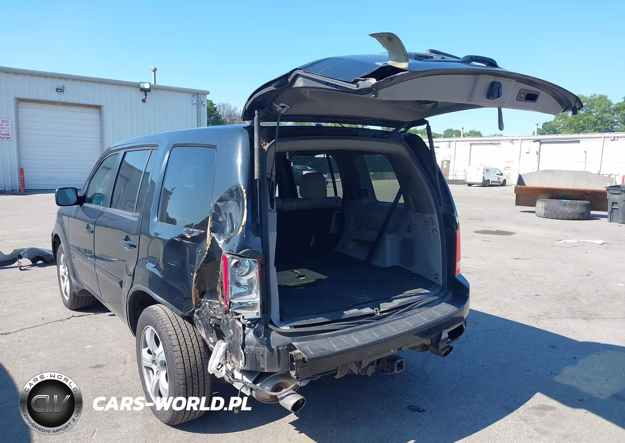 2012 Honda Pilot Ex-L VIN:5FNYF4H50CB032073 - 3