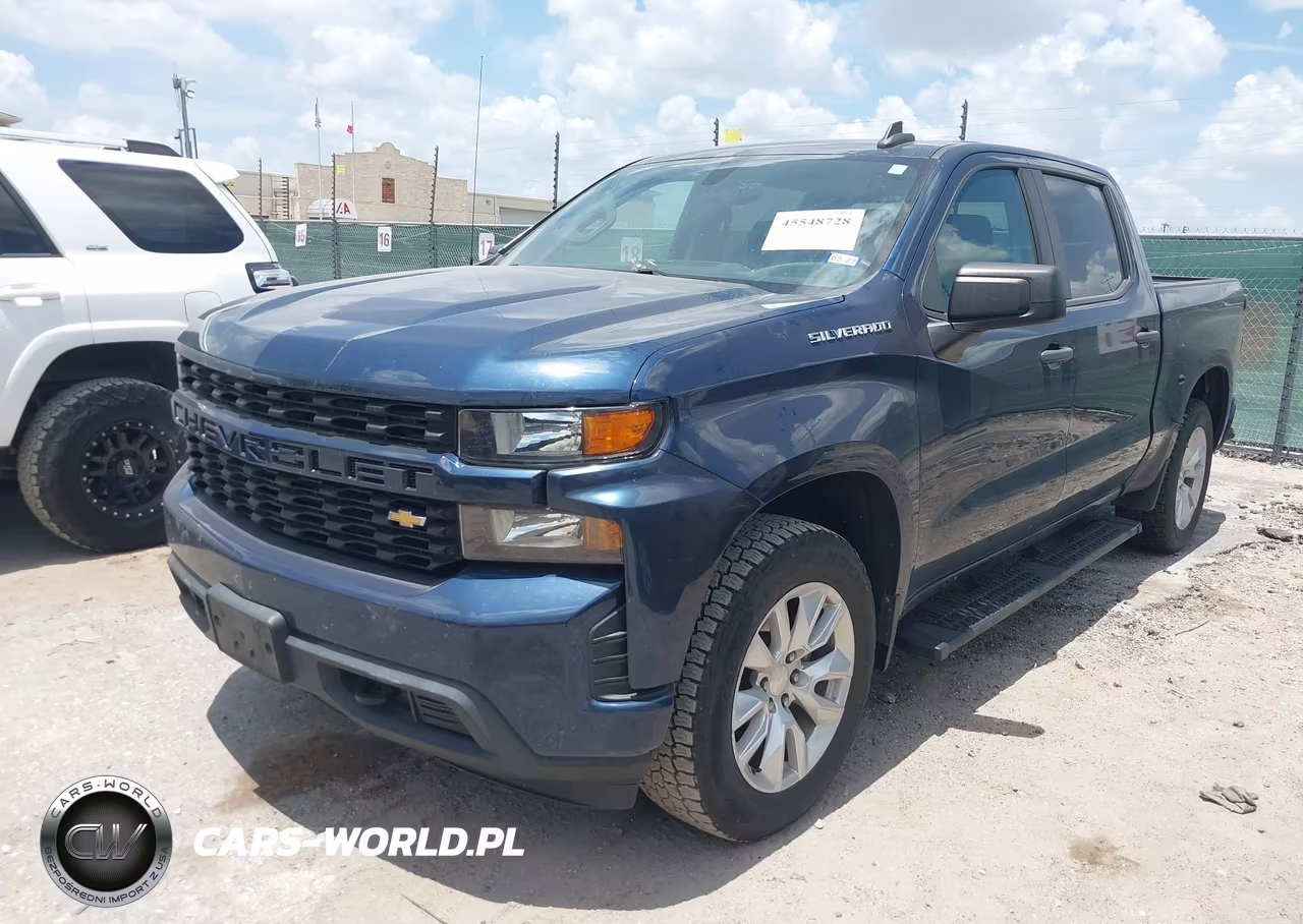 2021 Chevrolet Silverado 1500 2Wd Short Bed Custom VIN:1GCPWBEK5MZ117562 - 2