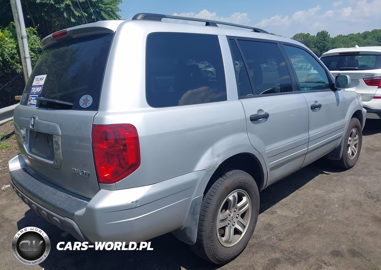 2004 Honda Pilot Ex-L VIN:2HKYF185X4H514292 - 4