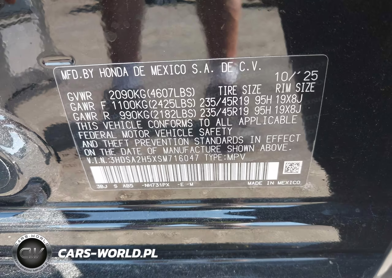 2025 Acura Adx A-Spec VIN:3HDSA2H5XSM716047 - 9