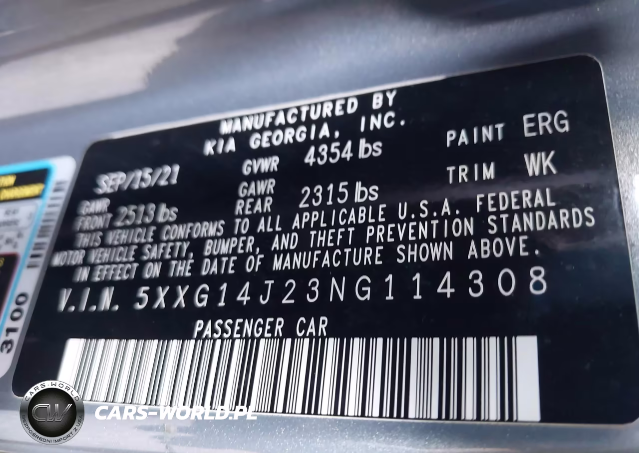 2022 Kia K5 Lxs VIN:5XXG14J23NG114308 - 9