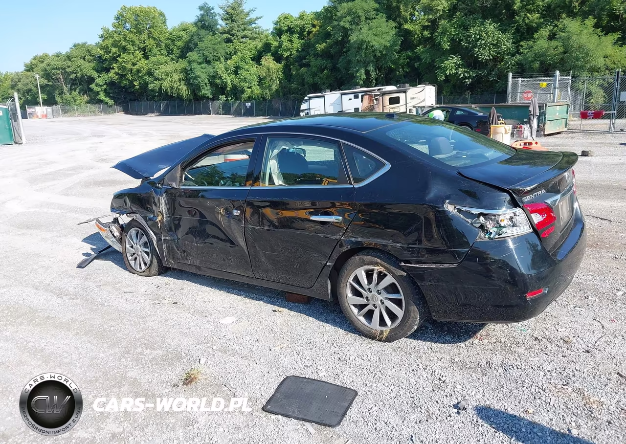 2015 Nissan Sentra Sv VIN:3N1AB7AP7FY330545 - 3