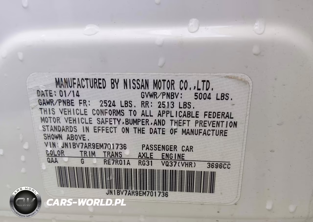 2014 Infiniti Q50 Premium VIN:JN1BV7AR9EM701736 - 9