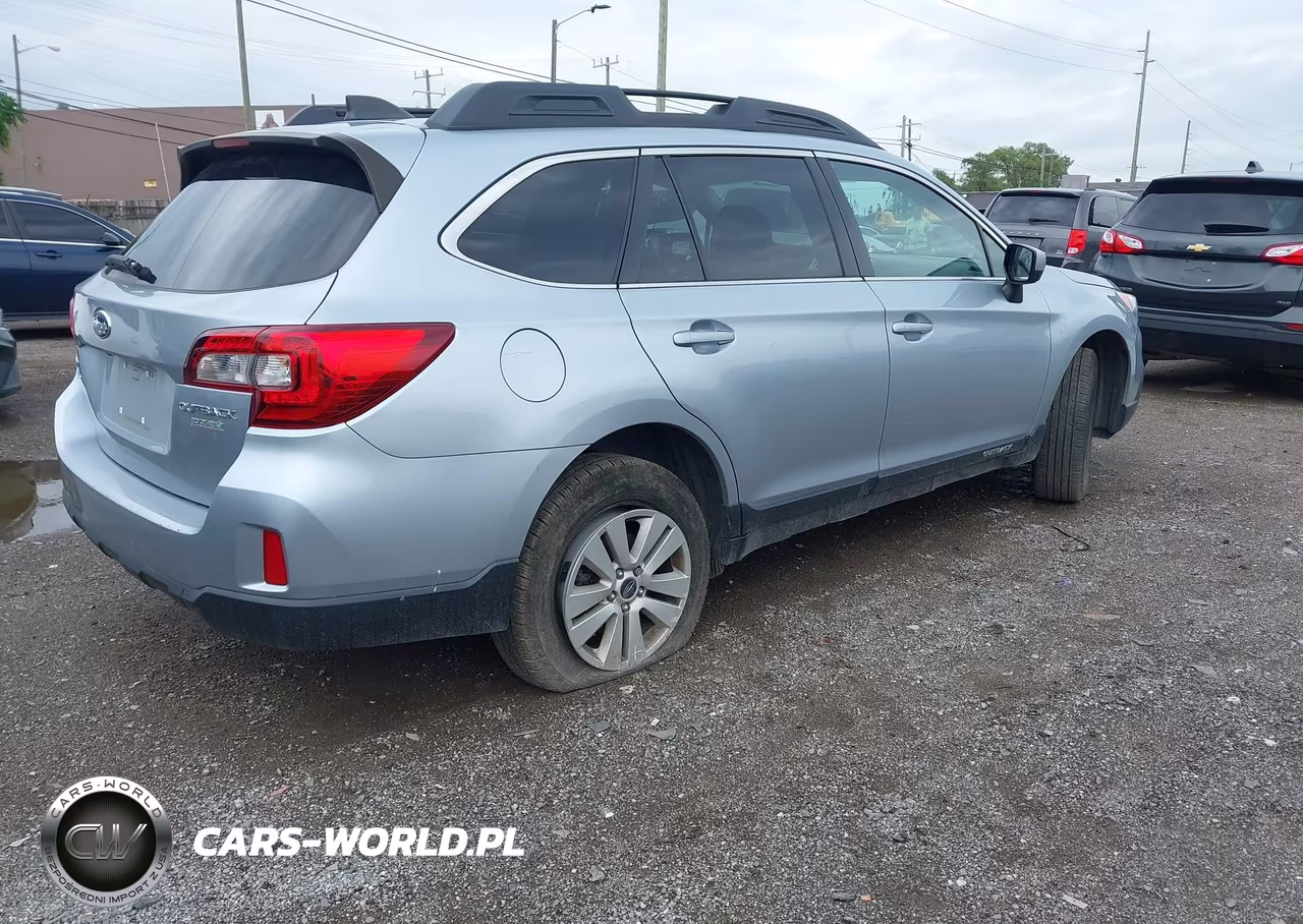 2017 Subaru Outback 2.5I Premium VIN:4S4BSACC2H3272201 - 4