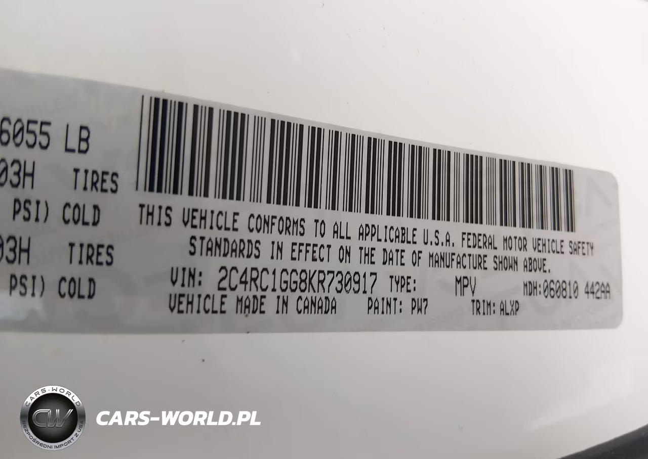 2019 Chrysler Pacifica Limited VIN:2C4RC1GG8KR730917 - 9