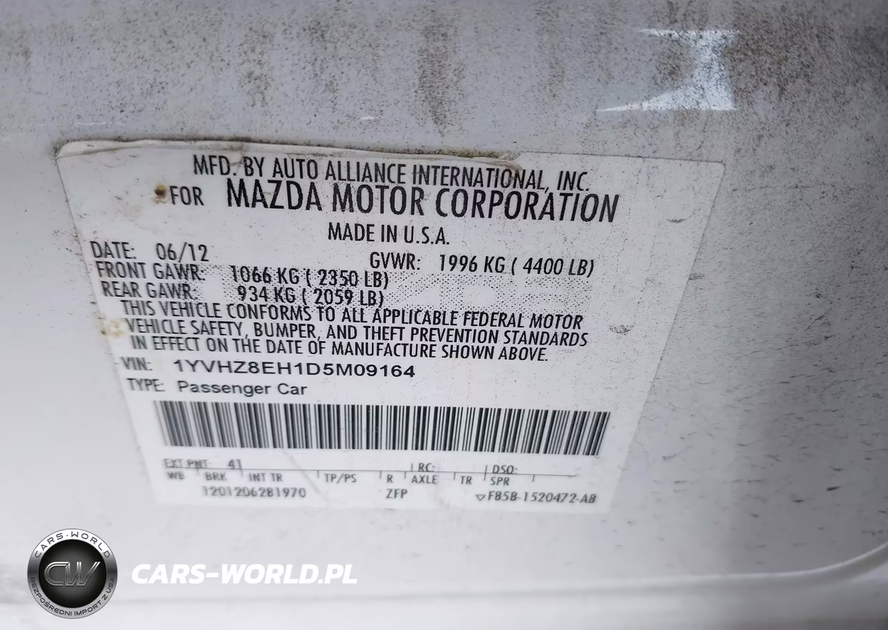 2013 Mazda Mazda6 I Touring Plus VIN:1YVHZ8EH1D5M09164 - 9