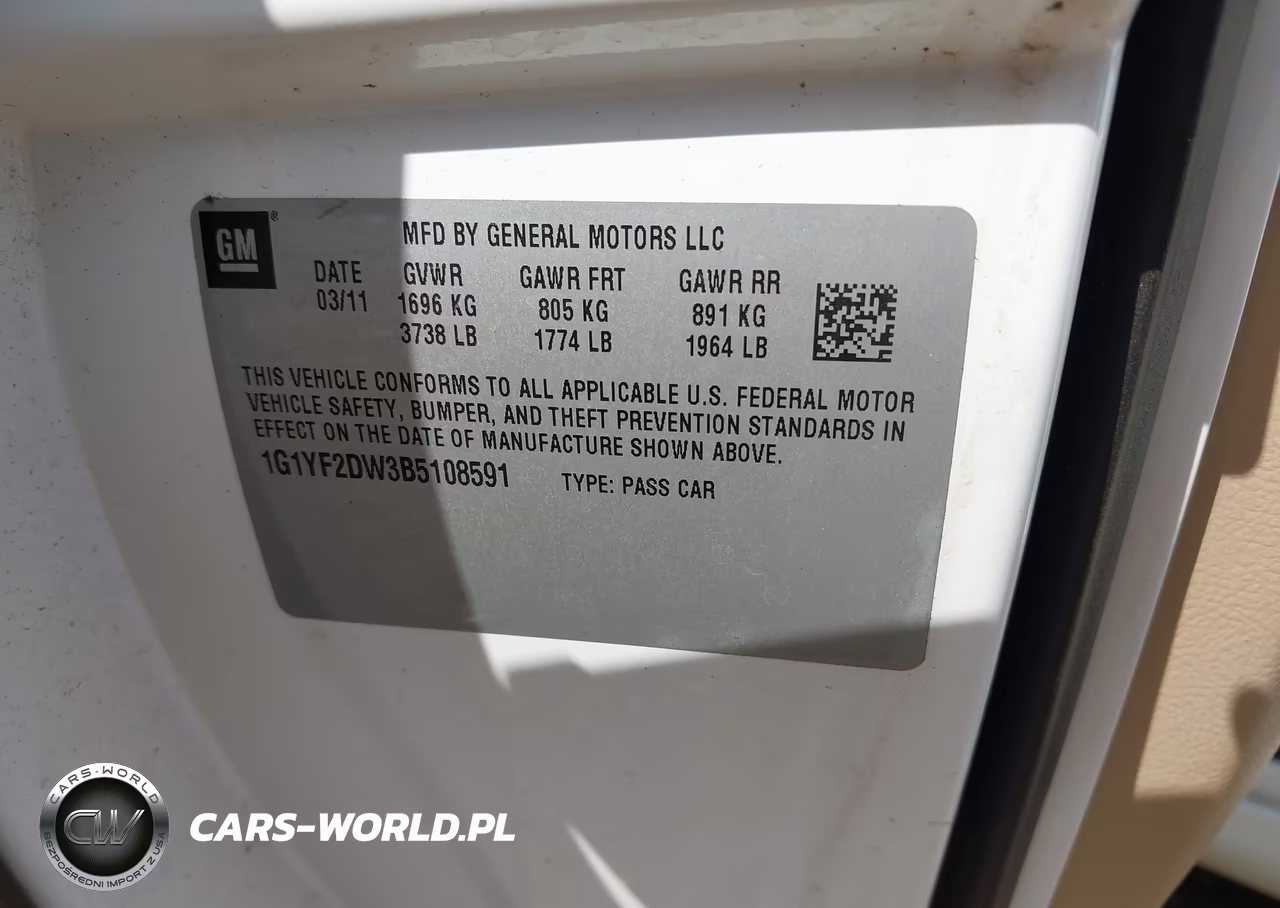 2011 Chevrolet Corvette VIN:1G1YF2DW3B5108591 - 9