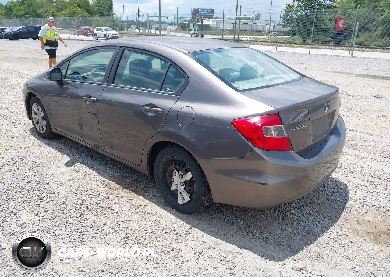 2012 Honda Civic Lx VIN:19XFB2F56CE054479 - 3