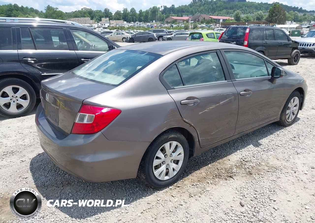 2012 Honda Civic Lx VIN:19XFB2F56CE054479 - 4