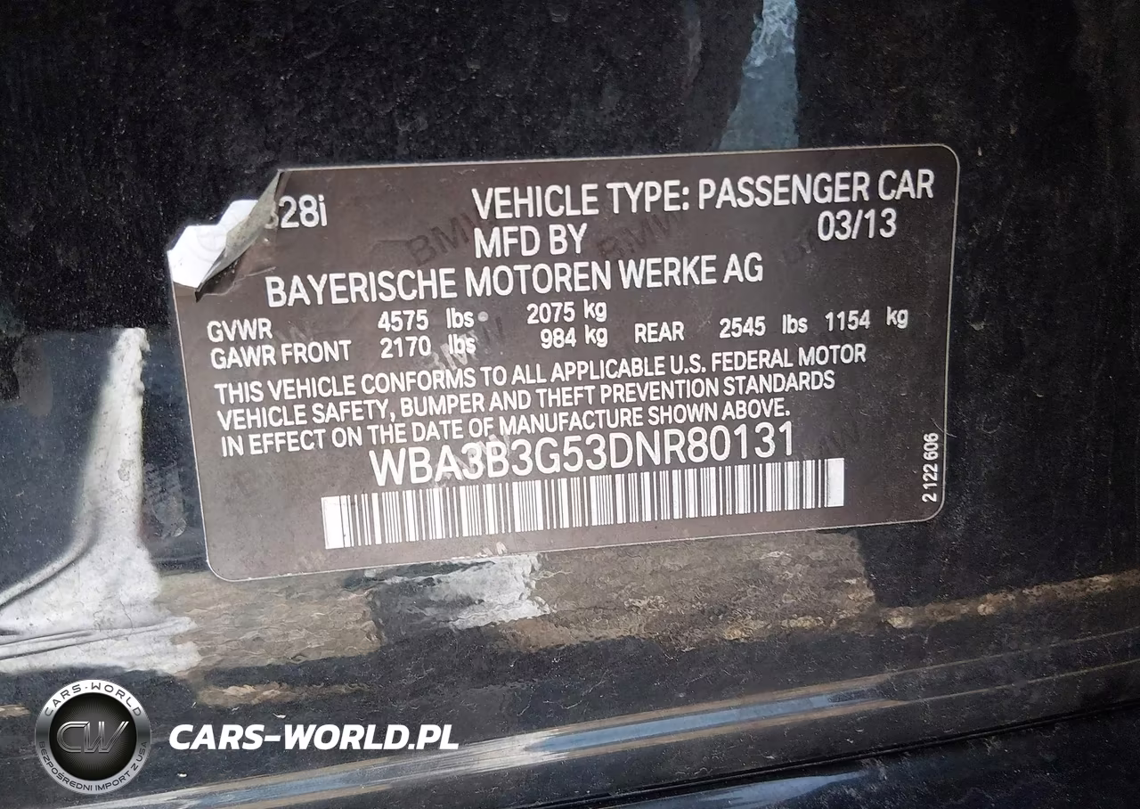 2013 BMW 328I xDrive VIN:WBA3B3G53DNR80131 - 9