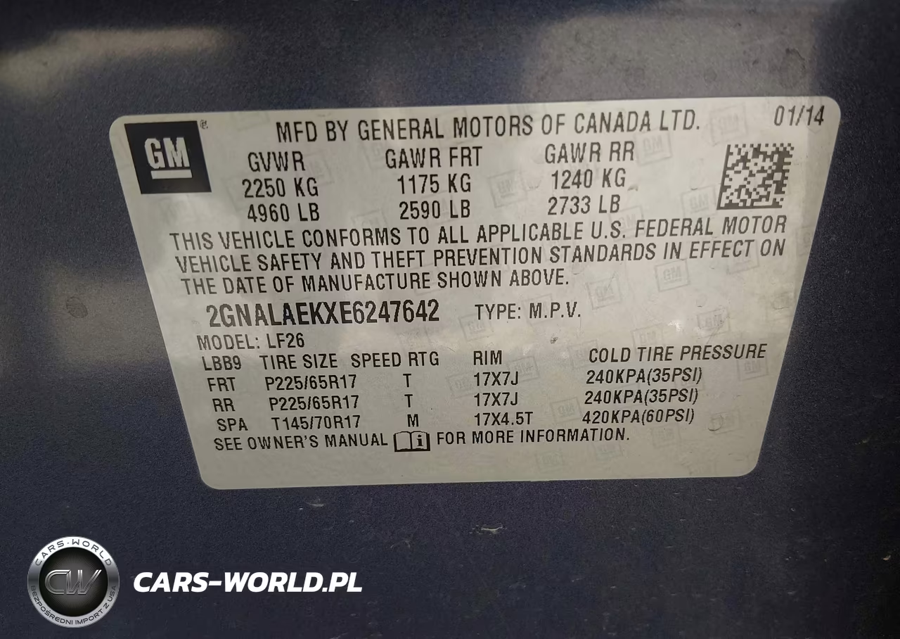 2014 Chevrolet Equinox Ls VIN:2GNALAEKXE6247642 - 9