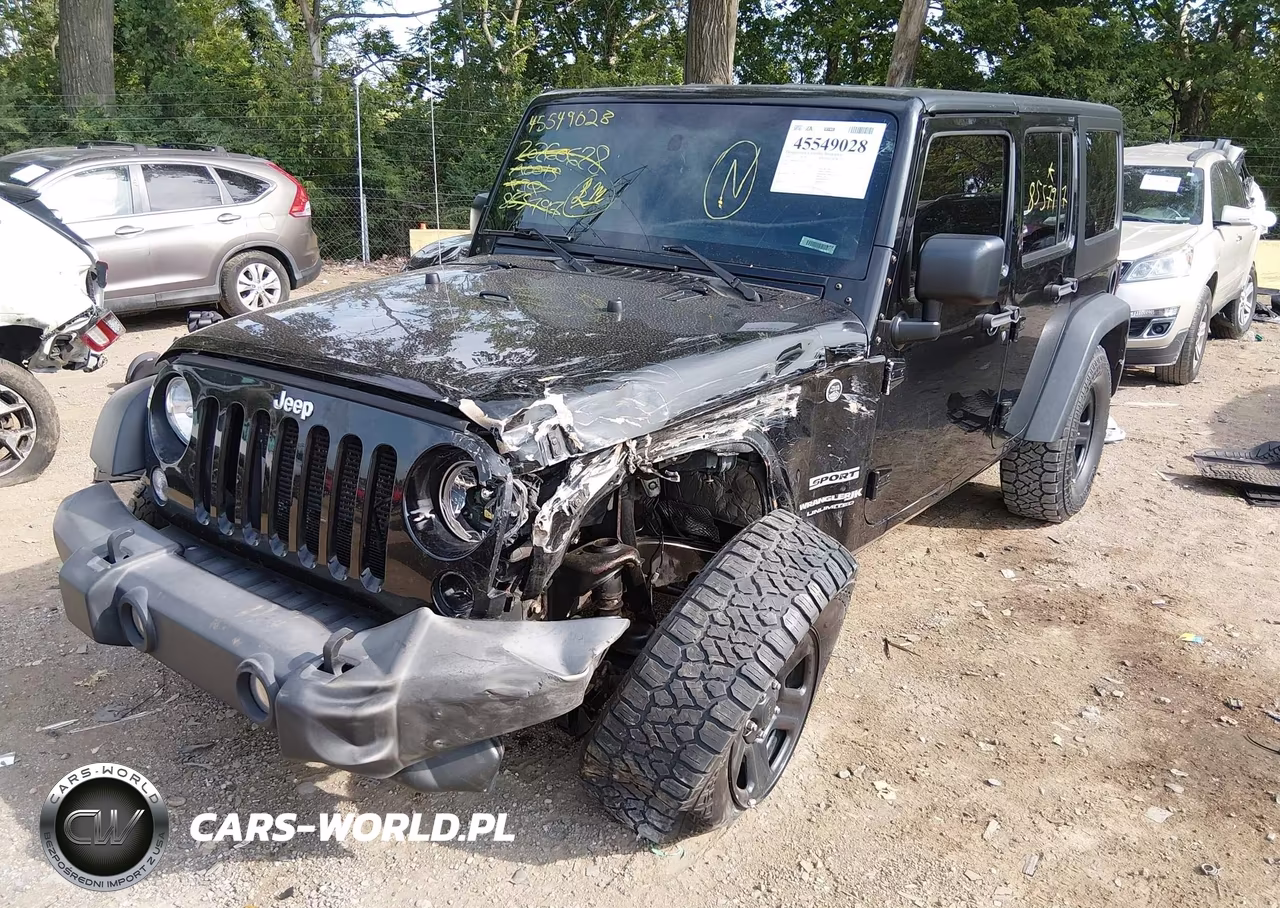 2018 Jeep Wrangler Jk Unlimited Sport 4X4 VIN:1C4BJWDG2JL855797 - 2