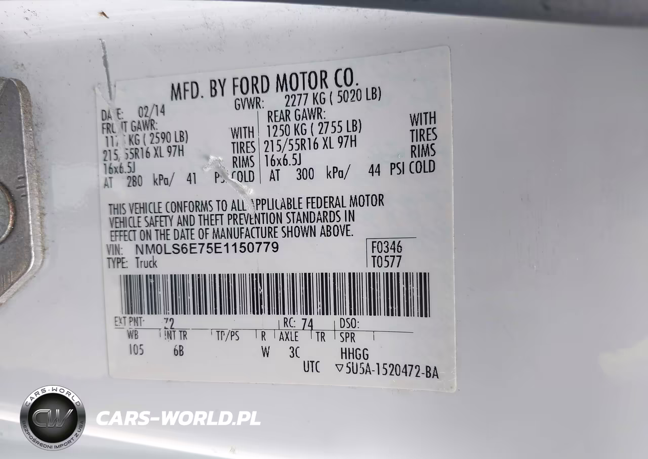 2014 Ford Transit Connect Xl VIN:NM0LS6E75E1150779 - 9