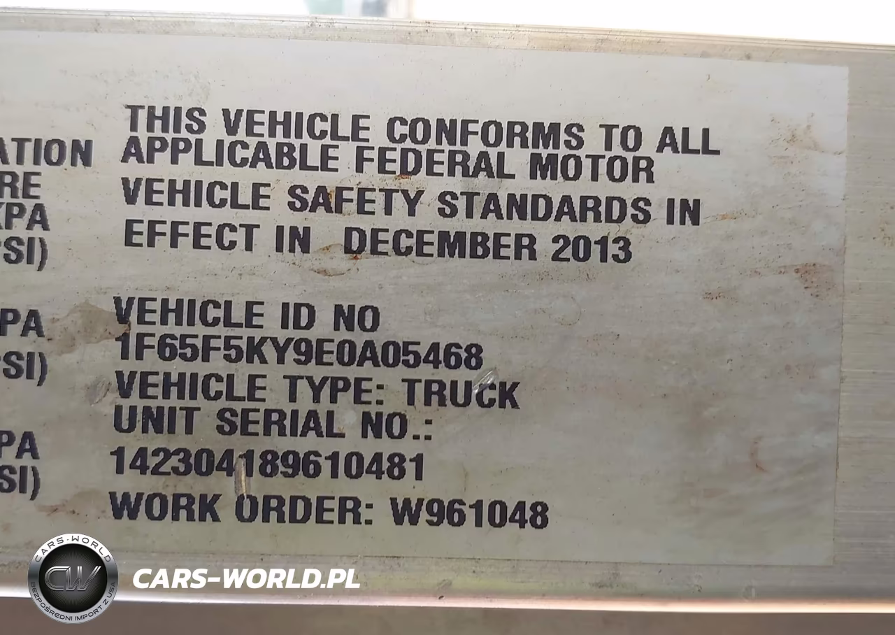 2014 Ford F-59 Commercial Stripped VIN:1F65F5KY9E0A05468 - 8