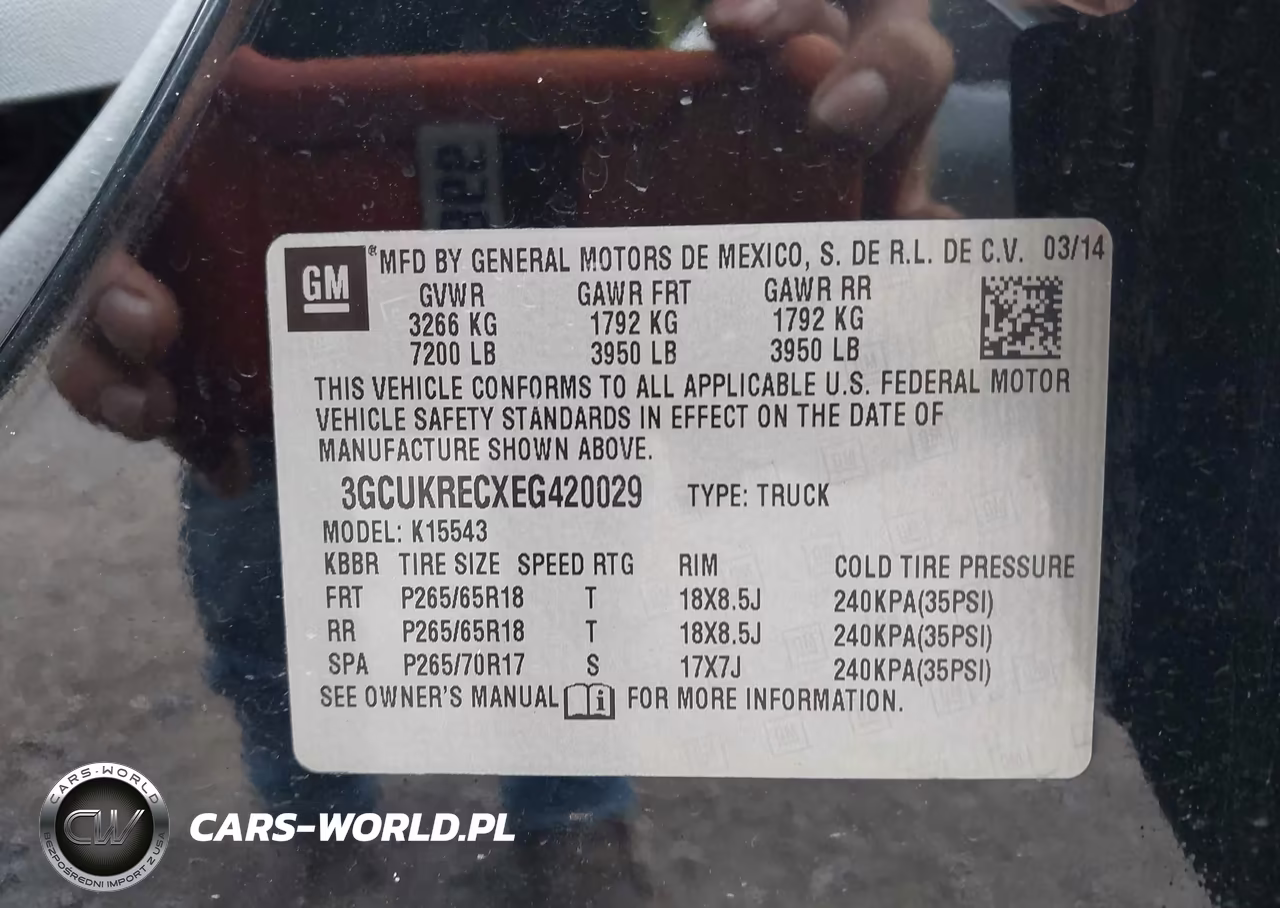 2014 Chevrolet Silverado 1500 Lt VIN:3GCUKRECXEG420029 - 9