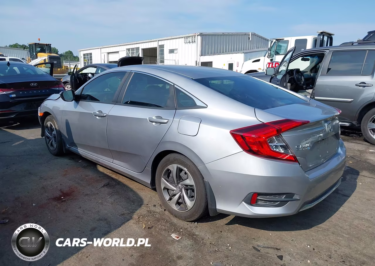 2020 Honda Civic Lx VIN:2HGFC2F63LH591919 - 3