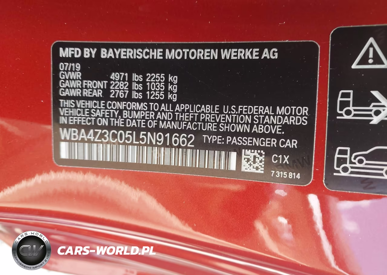 2020 BMW 430I xDrive VIN:WBA4Z3C05L5N91662 - 9