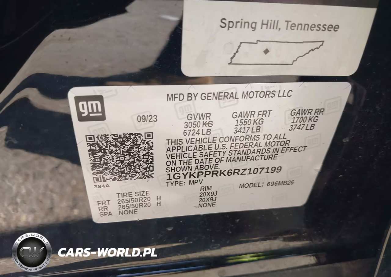 2024 Cadillac Lyriq Luxury W-1Sc VIN:1GYKPPRK6RZ107199 - 9