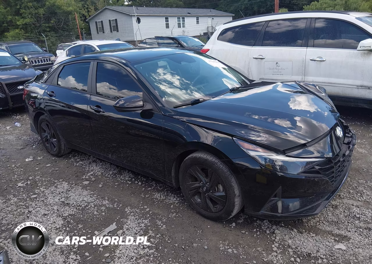2021 Hyundai Elantra Hybrid Blue