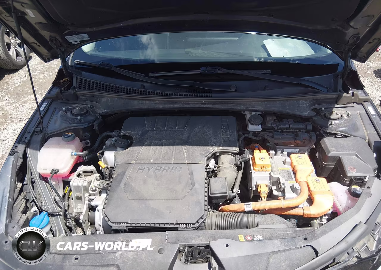 2021 Hyundai Elantra Hybrid Blue VIN:KMHLM4AJ4MU008855 - 10