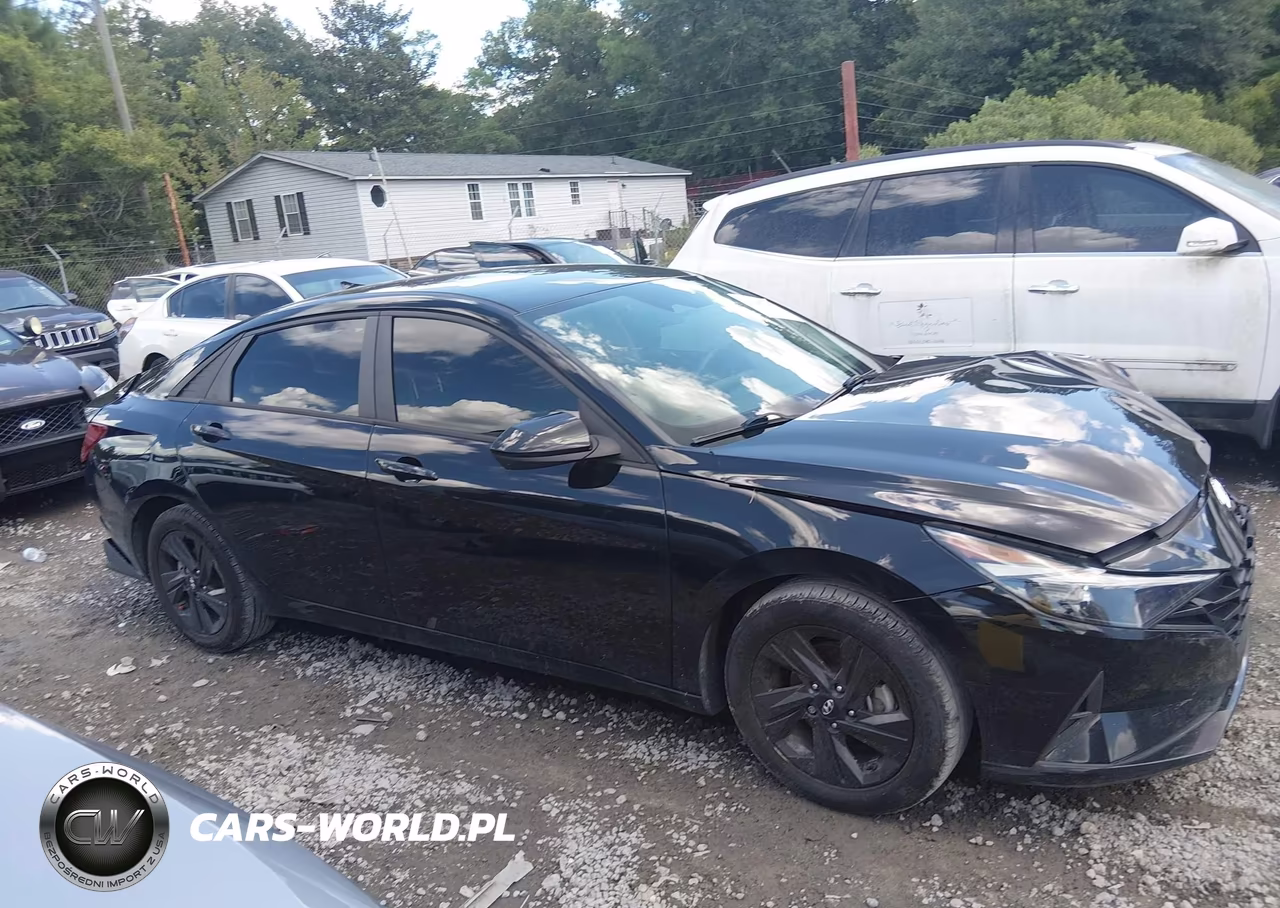 2021 Hyundai Elantra Hybrid Blue VIN:KMHLM4AJ4MU008855 - 13