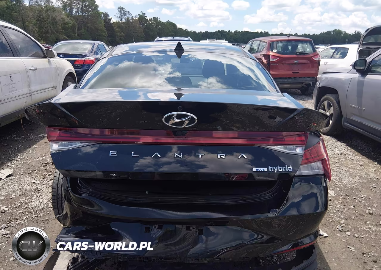 2021 Hyundai Elantra Hybrid Blue VIN:KMHLM4AJ4MU008855 - 16