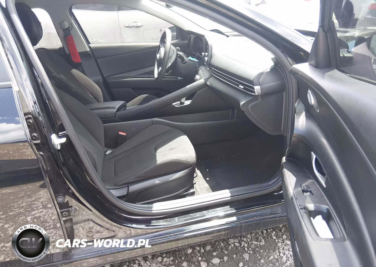 2021 Hyundai Elantra Hybrid Blue VIN:KMHLM4AJ4MU008855 - 5