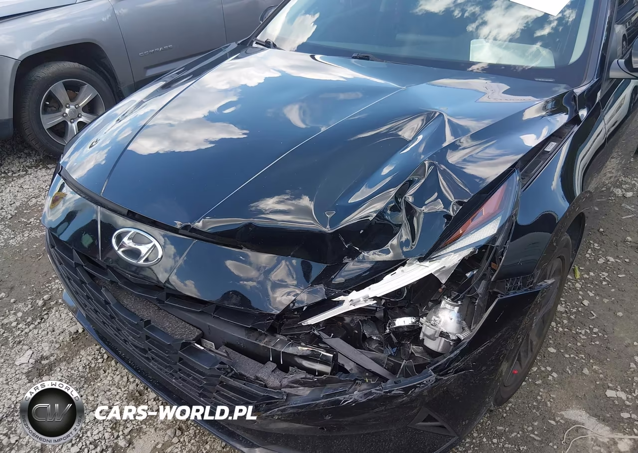 2021 Hyundai Elantra Hybrid Blue VIN:KMHLM4AJ4MU008855 - 6