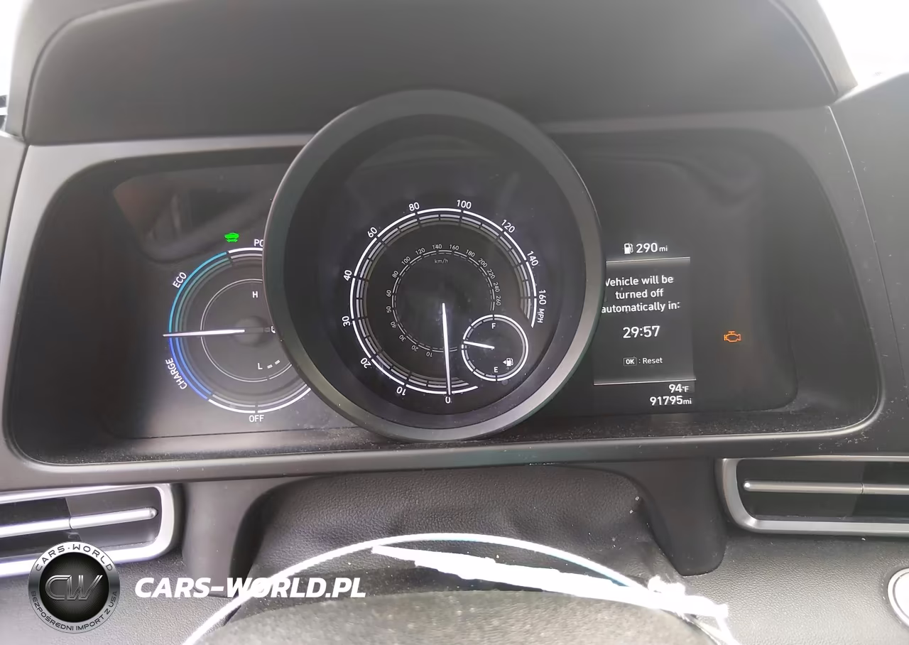 2021 Hyundai Elantra Hybrid Blue VIN:KMHLM4AJ4MU008855 - 7