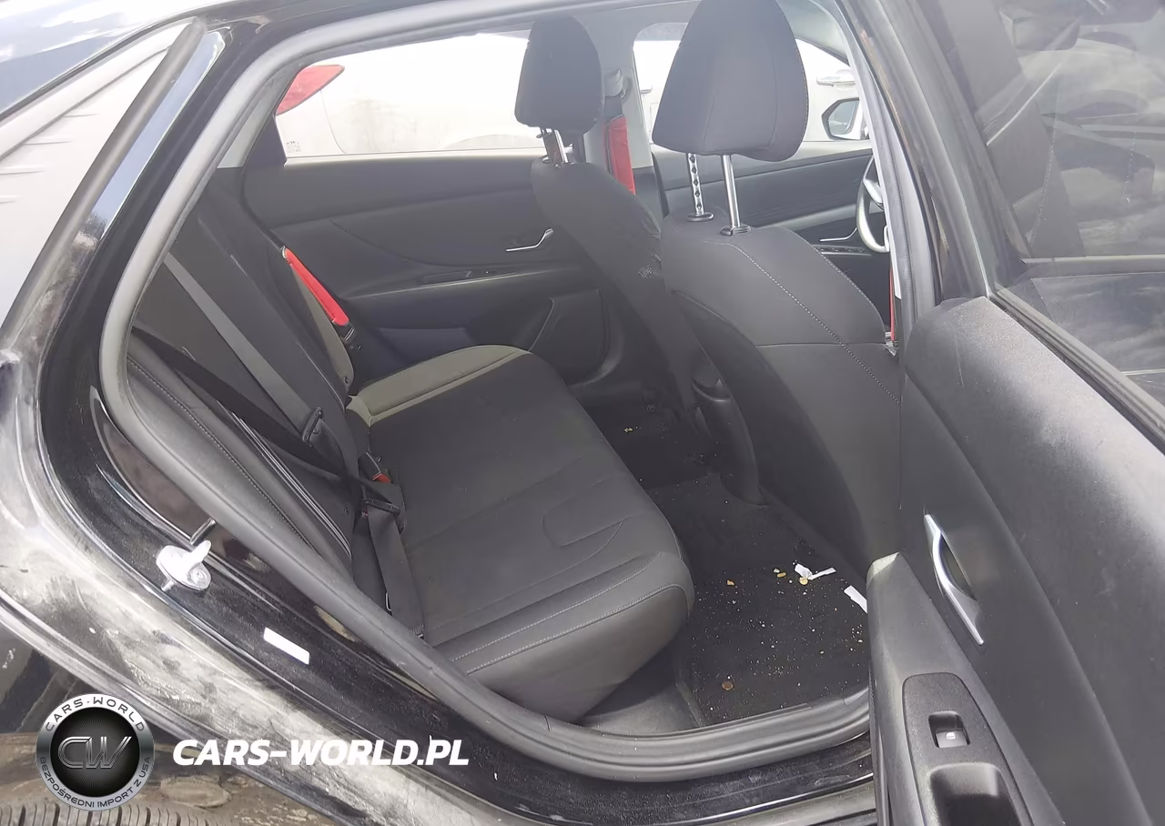 2021 Hyundai Elantra Hybrid Blue VIN:KMHLM4AJ4MU008855 - 8