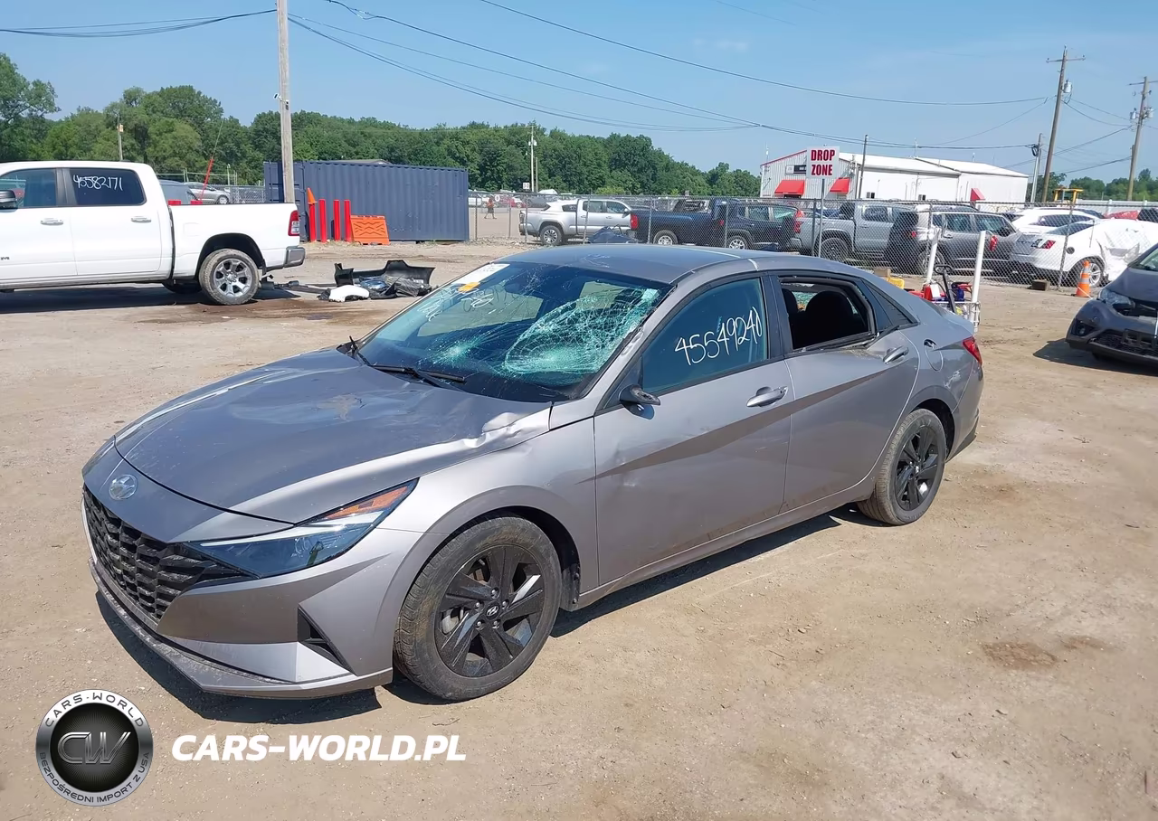 2021 Hyundai Elantra Sel VIN:KMHLM4AG2MU121644 - 2