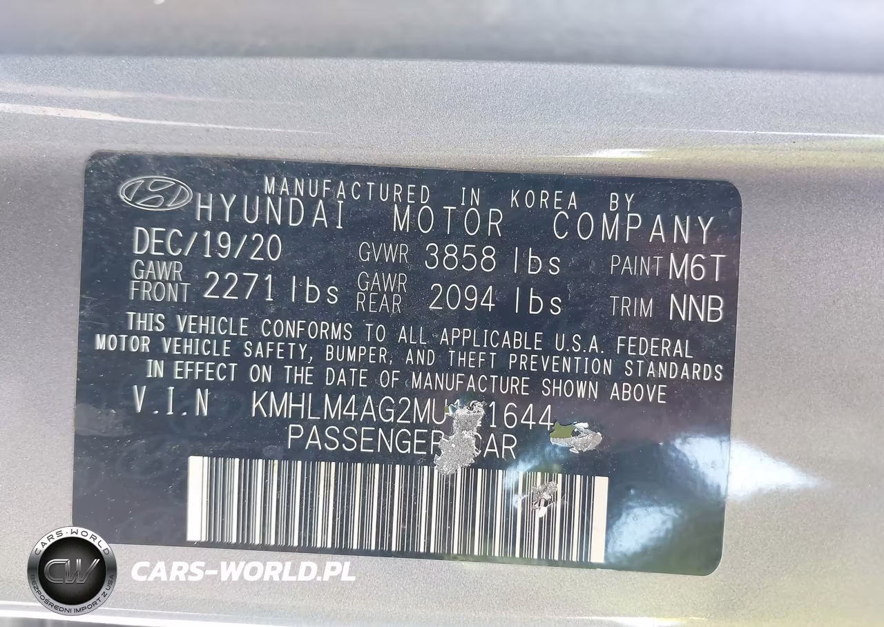 2021 Hyundai Elantra Sel VIN:KMHLM4AG2MU121644 - 9