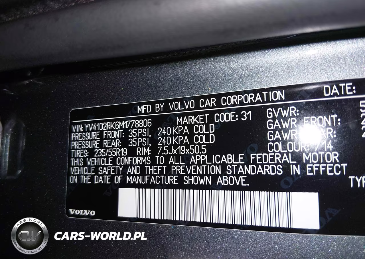 2021 Volvo Xc60 T5 Momentum VIN:YV4102RK6M1778806 - 9