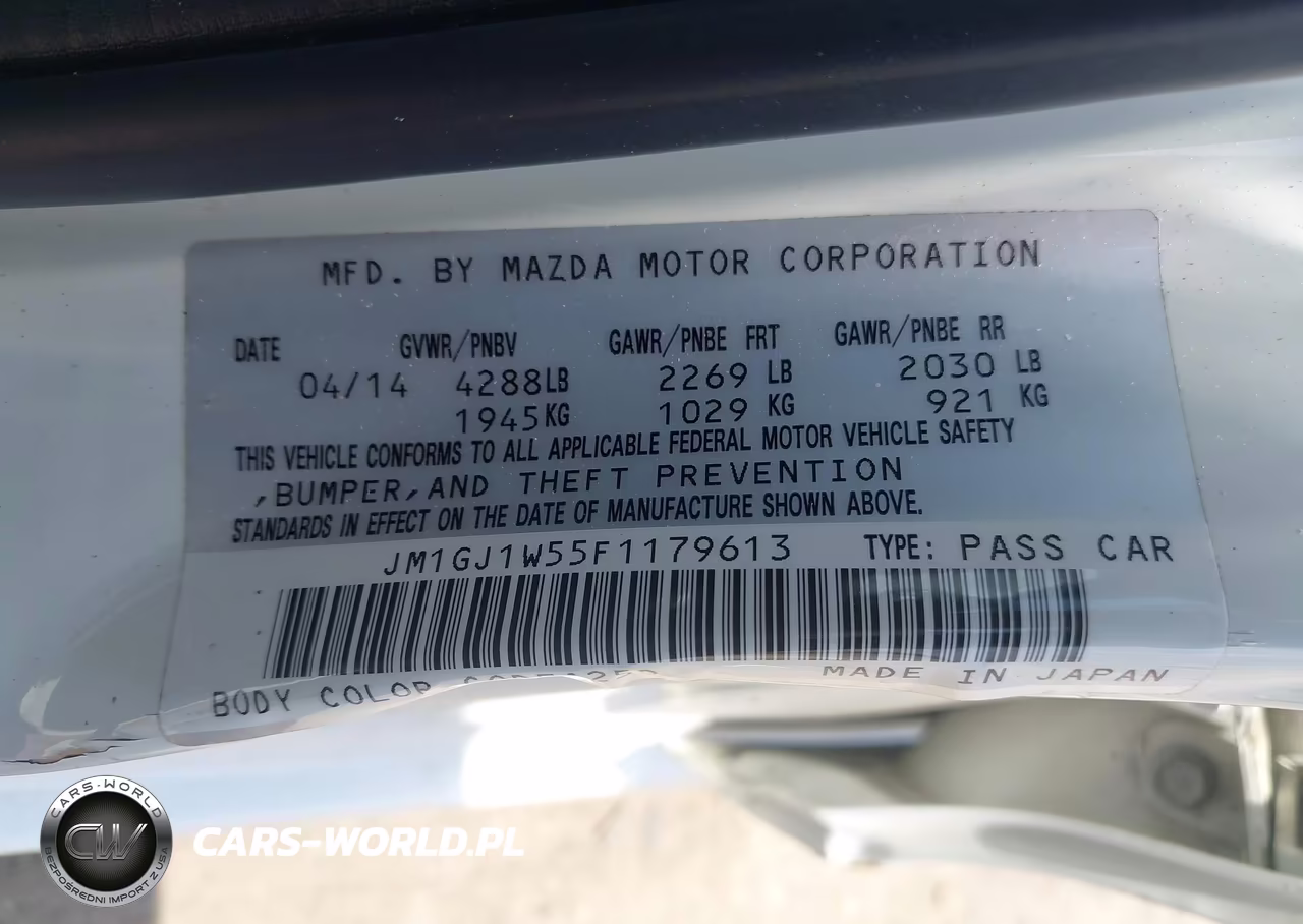 2015 Mazda Mazda6 I Grand Touring VIN:JM1GJ1W55F1179613 - 9