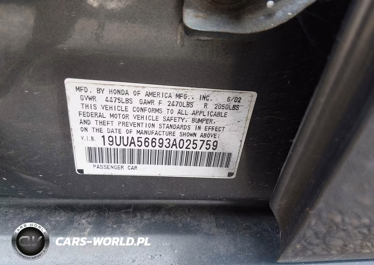 2003 Acura Tl 3.2 VIN:19UUA56693A025759 - 9