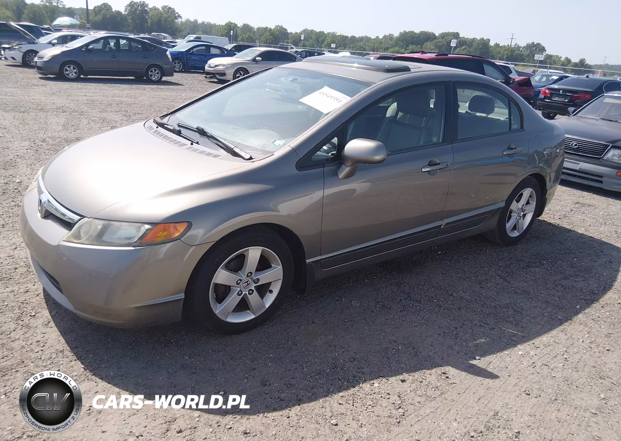 2008 Honda Civic Ex-L VIN:2HGFA16918H337661 - 2