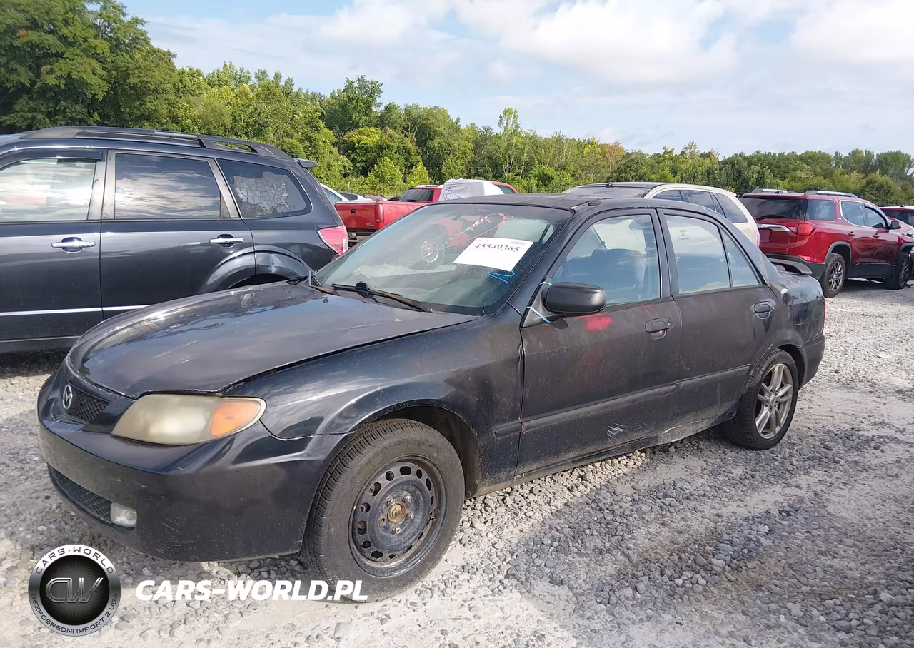 2002 Mazda Protege Dx-Es-Lx VIN:JM1BJ225720524033 - 2
